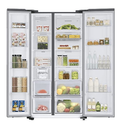 Samsung 653L WI-FI Enabled SmartThings Side By Side Inverter Refrigerator (RS76CG8113SLHL, EZ Clean Steel) - Image 4
